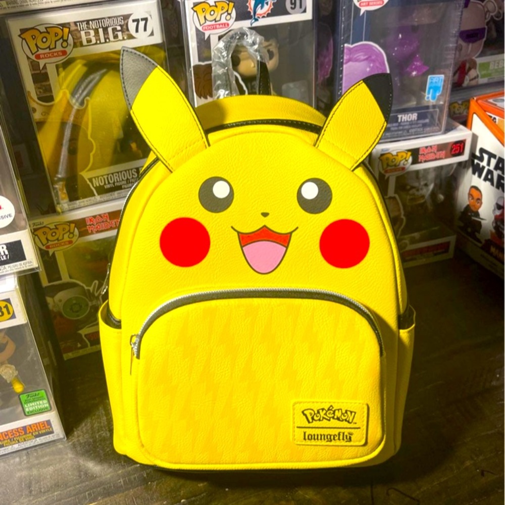 Loungefly Pokemon Pikachu Cosplay Mini Backpack and Wallet EXCLUSIVE NWT